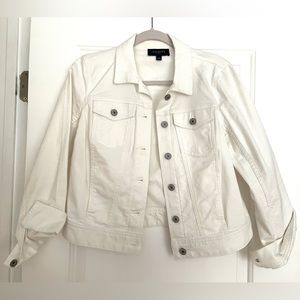 Talbots - Women’s White Jean Jacket - Size S